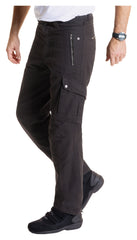 Pantaloni Moto Cargo Fastway T-2207 - Bumbac, Protecții Genunchi
