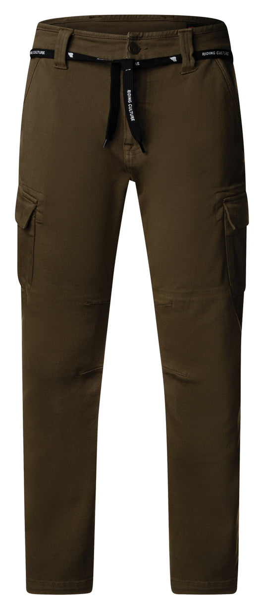 Pantaloni Moto Cargo Nate Olive Riding Culture - Protecție AA