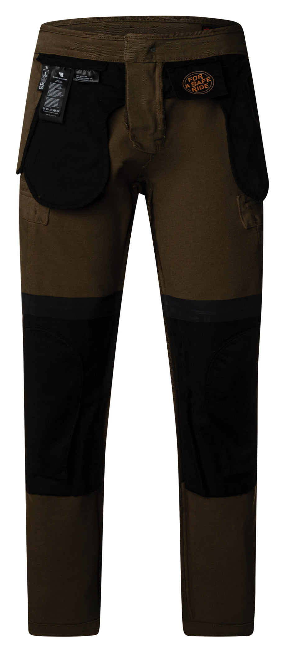 Pantaloni Moto Cargo Nate Olive Riding Culture - Protecție AA