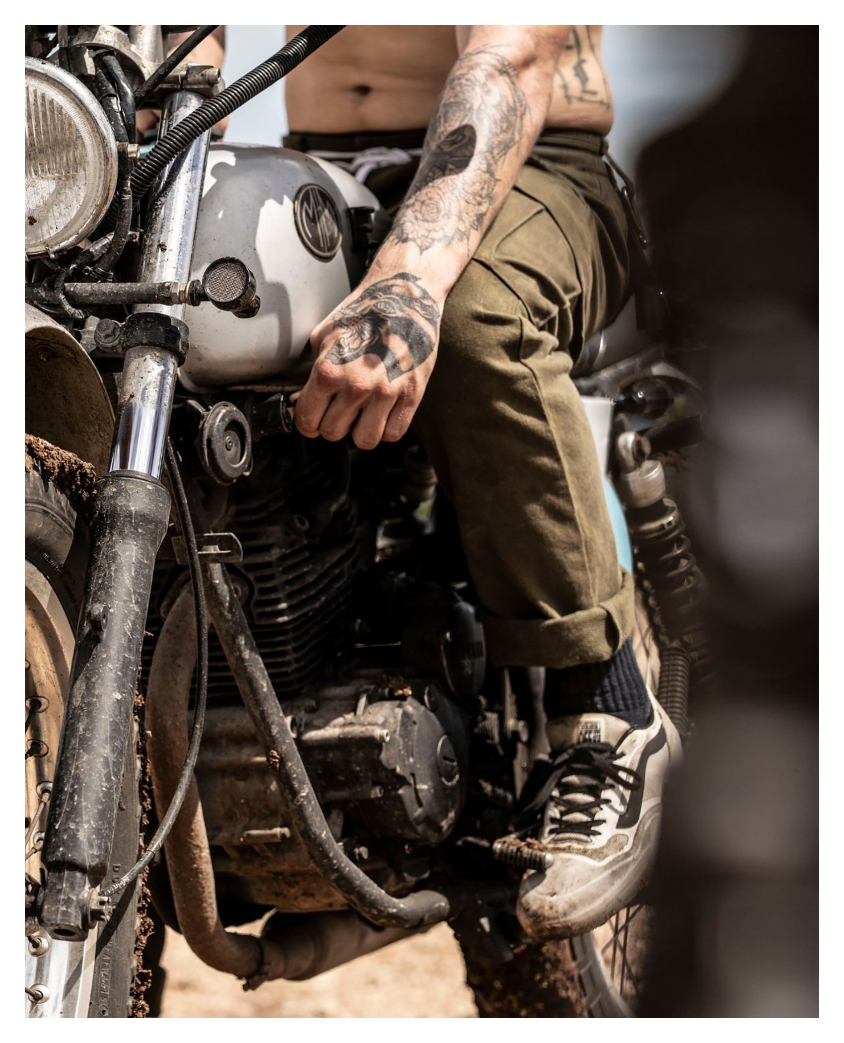 Pantaloni Moto Cargo Riding Culture - Protecție AA, Dyneema