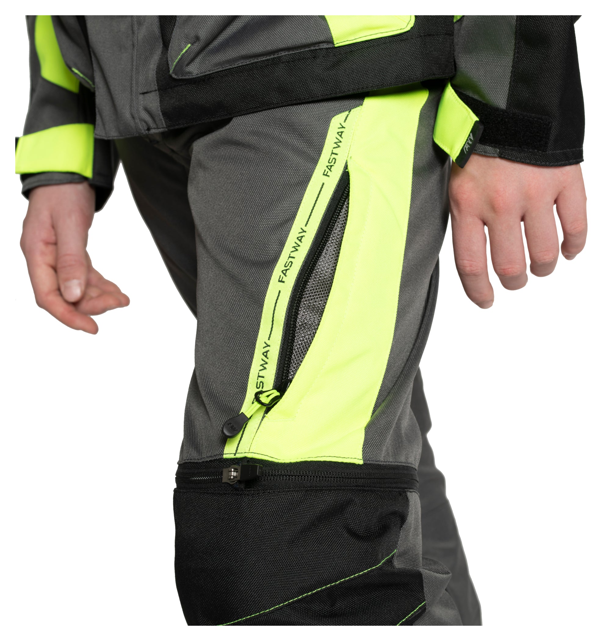 Pantaloni Moto Copii Touring Kids 191 Fastway - Ajustabili, Protecții