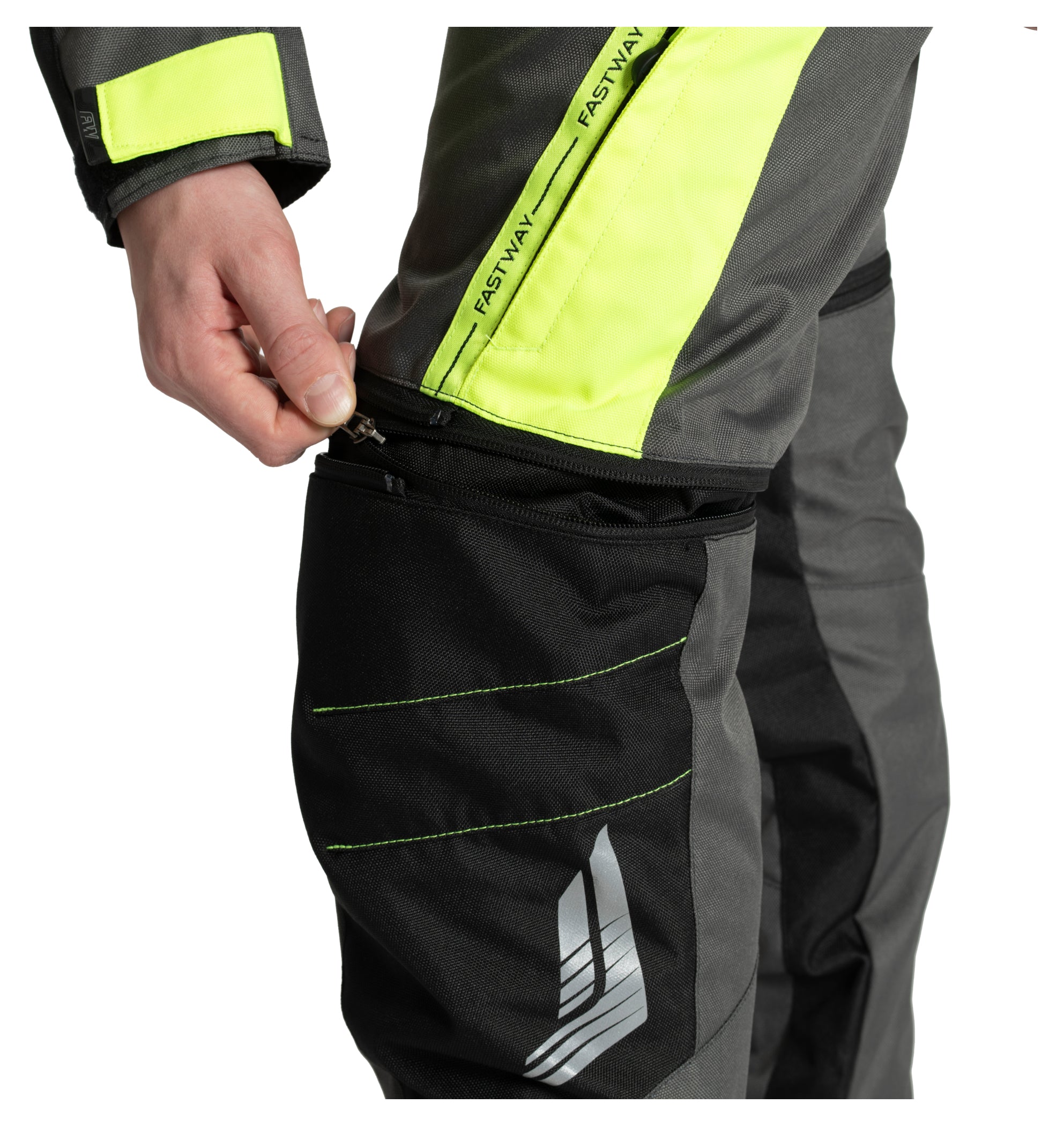 Pantaloni Moto Copii Touring Kids 191 Fastway - Ajustabili, Protecții
