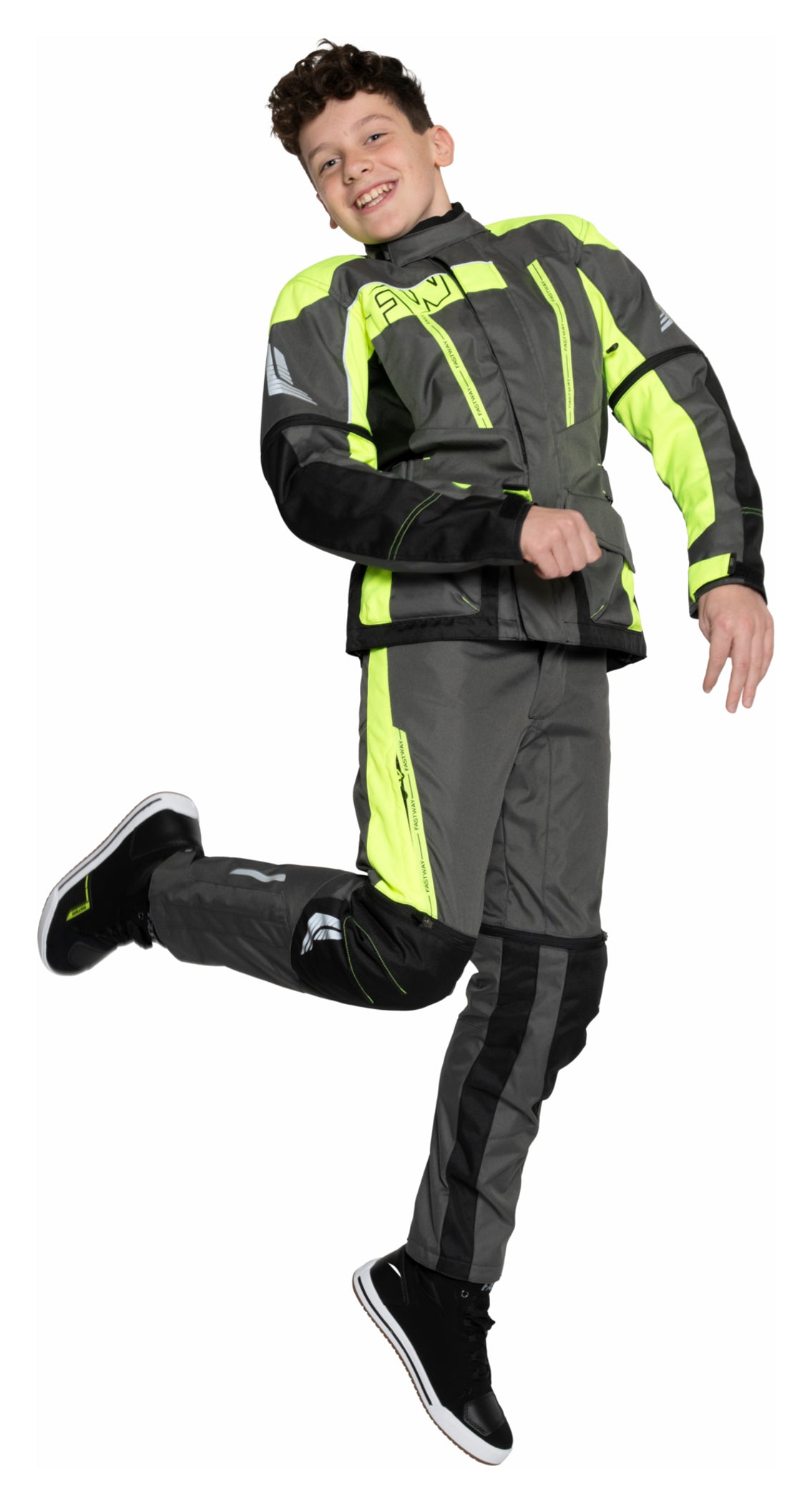 Pantaloni Moto Copii Touring Kids 191 Fastway - Ajustabili, Protecții