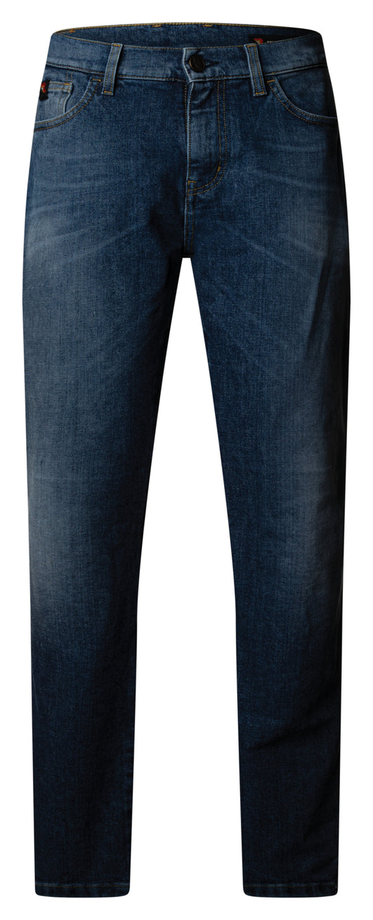 Pantaloni Moto Dave Blue - Protecție AAA, Denim Stretch