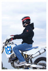 Pantaloni Moto Dave Blue - Protecție AAA, Denim Stretch