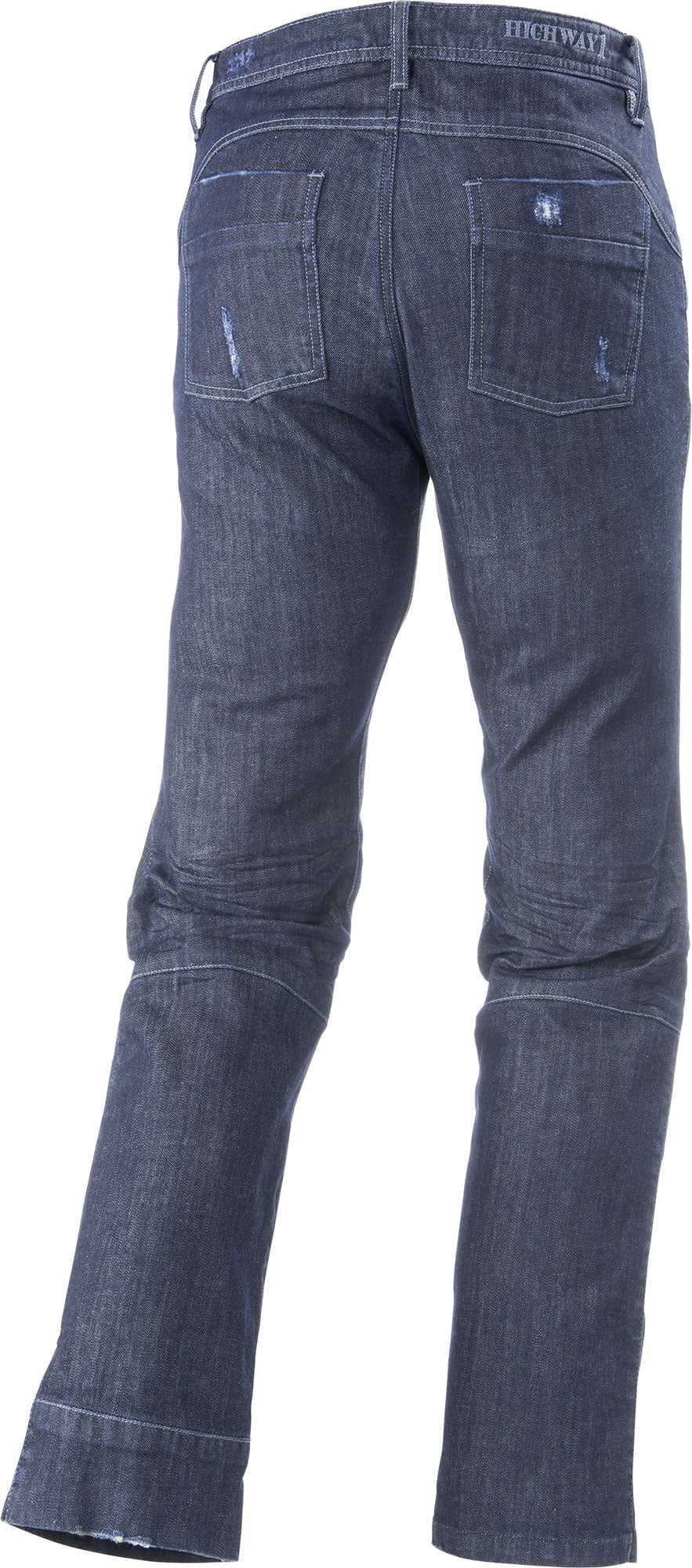 Pantaloni Moto Denim II Highway 1 - Protecție Aramidă, Stil Destroyed