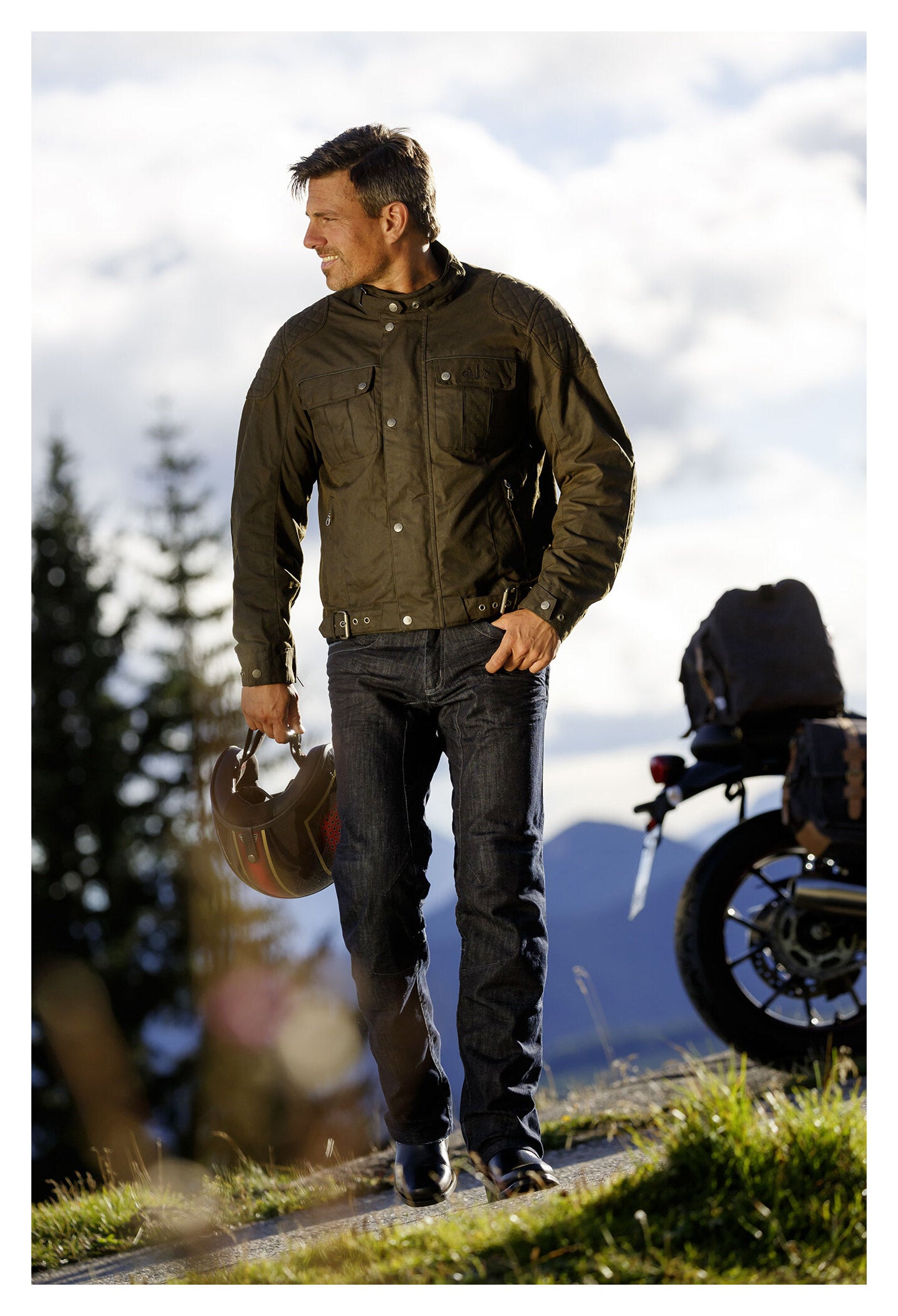 Pantaloni Moto Denim II Highway 1 - Protecție Aramidă, Stil Destroyed