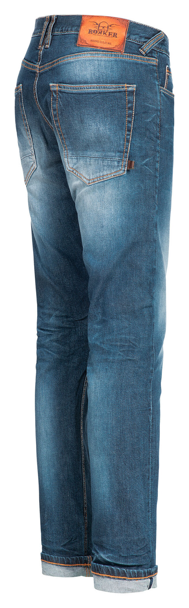 Pantaloni Moto Denim Iron Selvage 2020 Louis - Slim-Fit, Protecții Genunchi