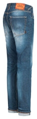 Pantaloni Moto Denim Iron Selvage 2020 Louis - Slim-Fit, Protecții Genunchi
