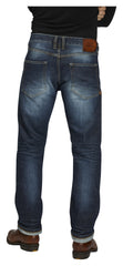 Pantaloni Moto Denim Iron Selvage 2020 Louis - Slim-Fit, Protecții Genunchi