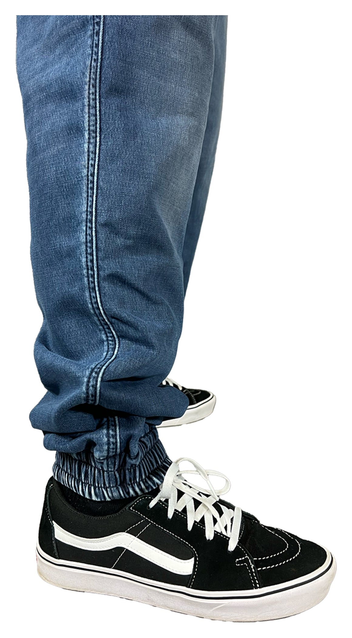 Pantaloni Moto Denim Jogger Jeremy Blue Riding Culture - Protecție AA