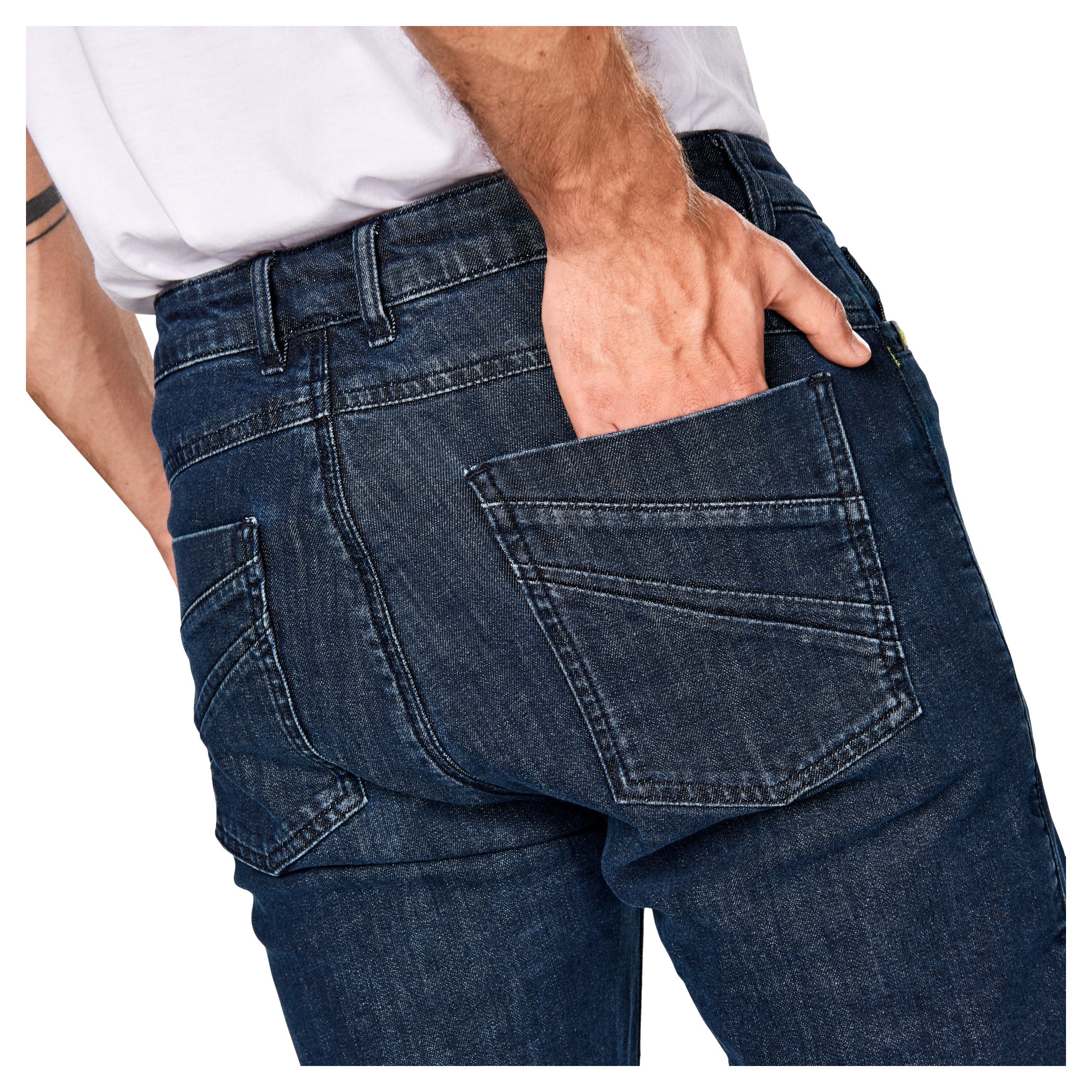 Pantaloni Moto Denim Men 211 Fastway - Protecție Aramidă, Stil Clasic