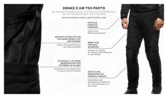Pantaloni Moto Drake 2 Air Dainese - Textil, Ventilați, Protecții