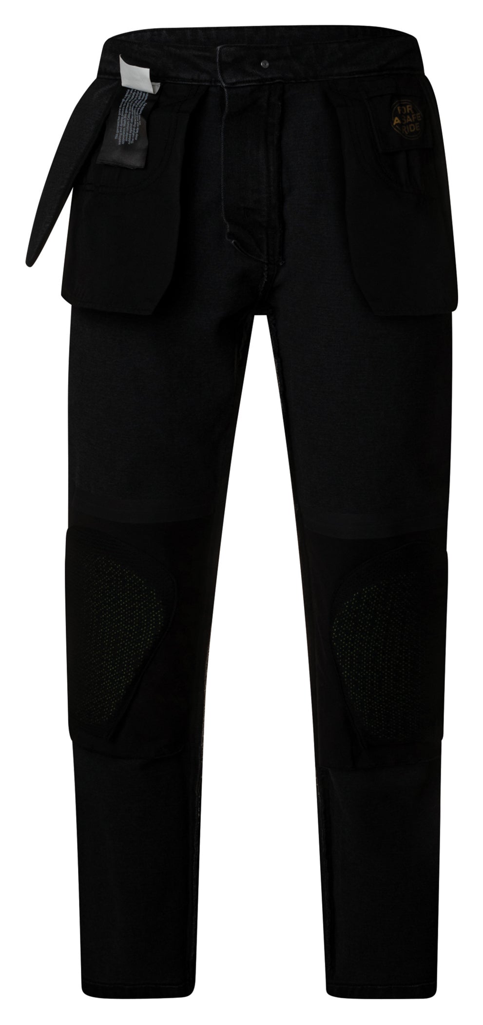 Pantaloni Moto DYLAN BLACK Riding Culture - Chino, Protecții AA