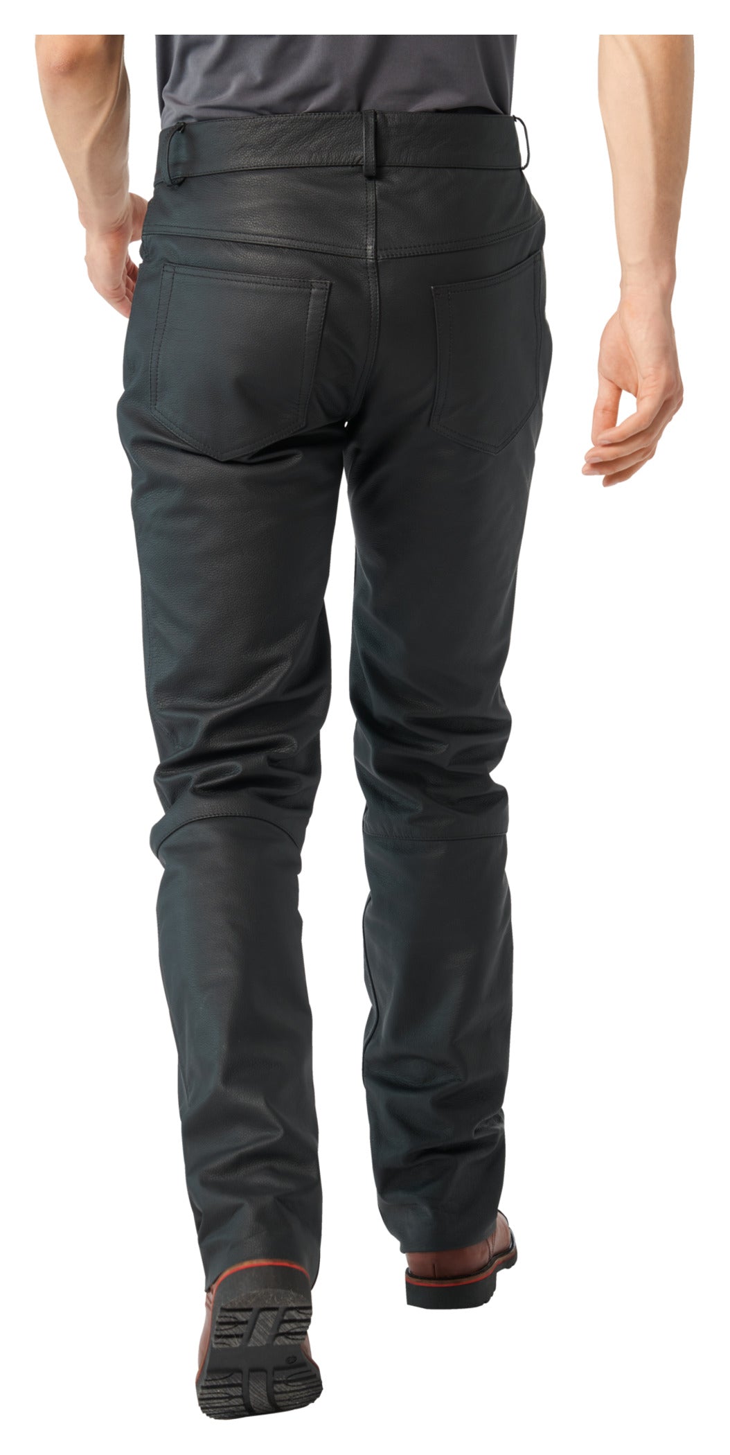 Pantaloni Moto Fashion Men 201 Louis - Piele Bivol, Regular Fit
