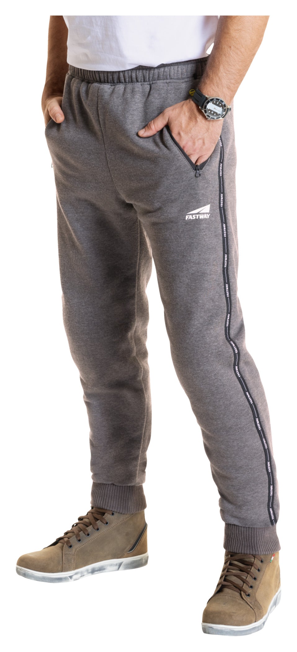 Pantaloni Moto Fastway T-2209 Bărbați - Stil Jogger, Protecție Clasa A