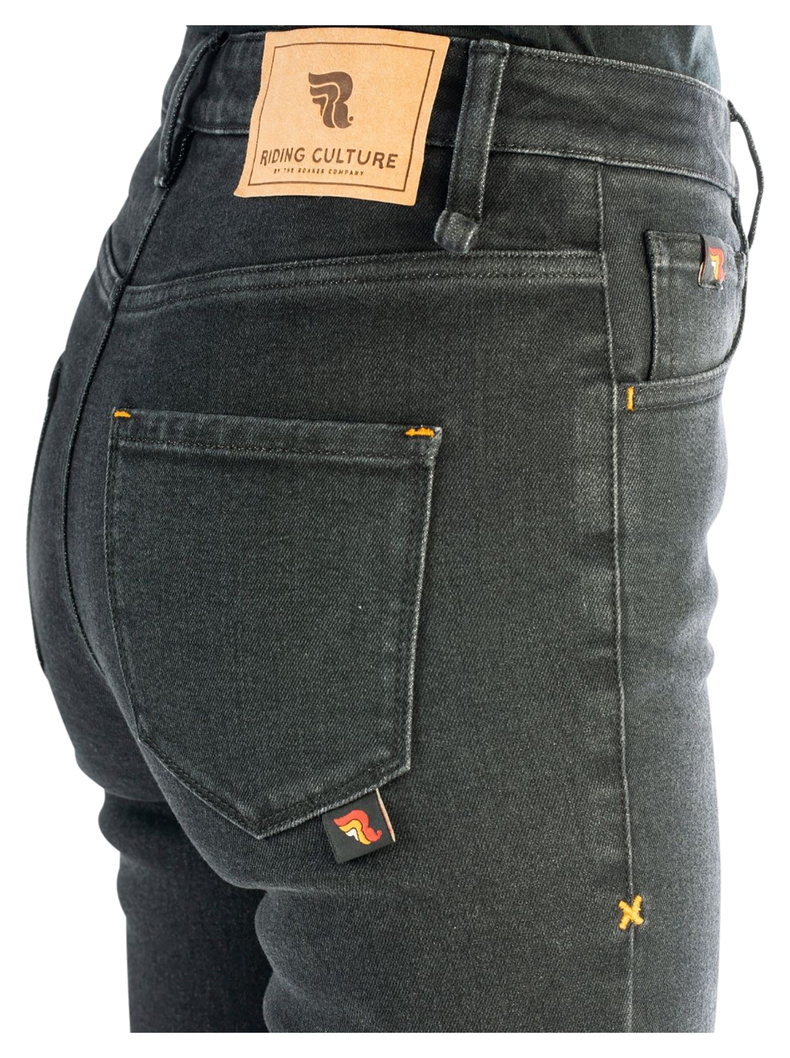 Pantaloni Moto Femei High Waist Riding Culture - Protecție AA, Stil Skinny-Fit