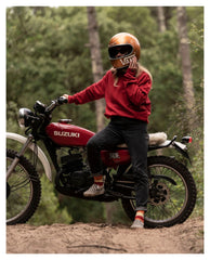 Pantaloni Moto Femei High Waist Riding Culture - Protecție AA, Stil Skinny-Fit