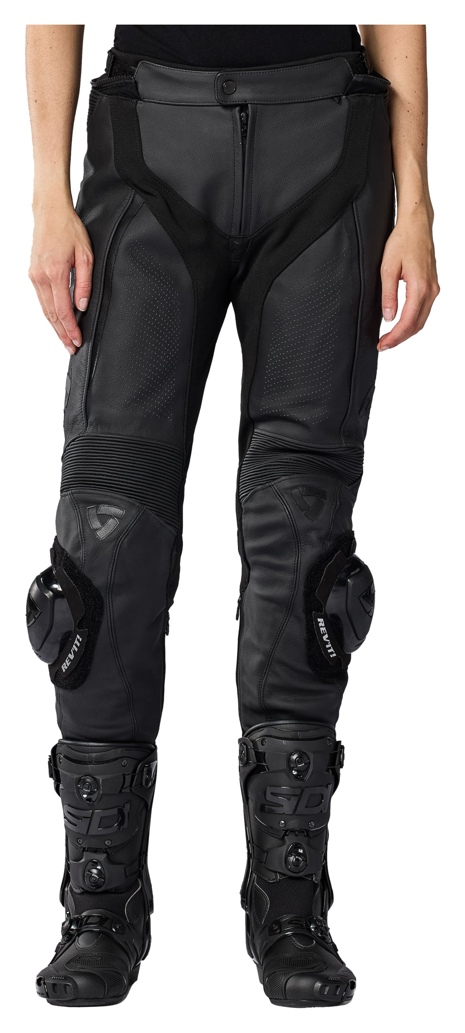 Pantaloni Moto Femei Xena 4 REV'IT! - Piele, Protecție AAA