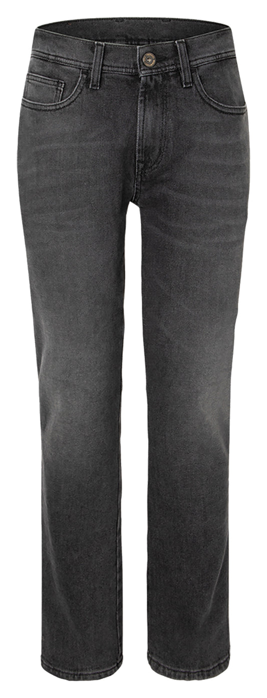 Pantaloni Moto Hunter Grey Rokker - Denim Stretch, Protecții Incluse