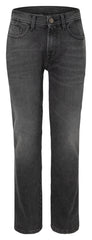 Pantaloni Moto Hunter Grey Rokker - Denim Stretch, Protecții Incluse
