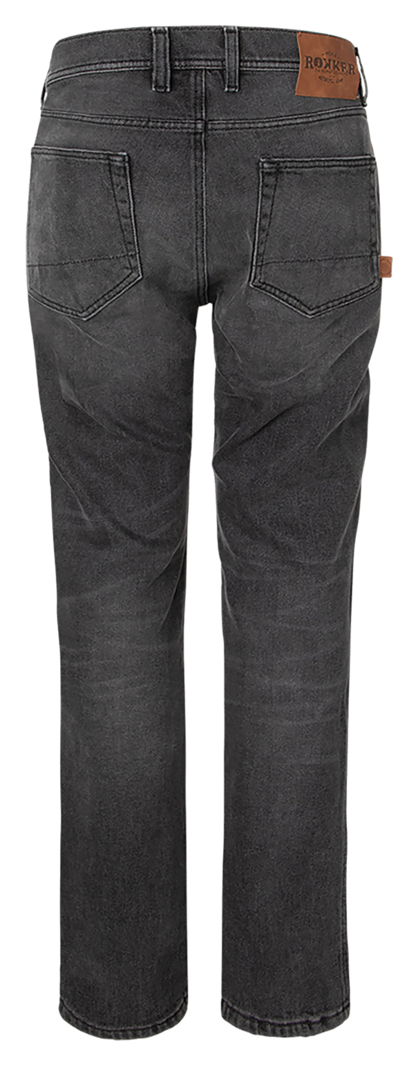 Pantaloni Moto Hunter Grey Rokker - Denim Stretch, Protecții Incluse