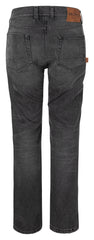 Pantaloni Moto Hunter Grey Rokker - Denim Stretch, Protecții Incluse