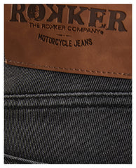 Pantaloni Moto Hunter Grey Rokker - Denim Stretch, Protecții Incluse