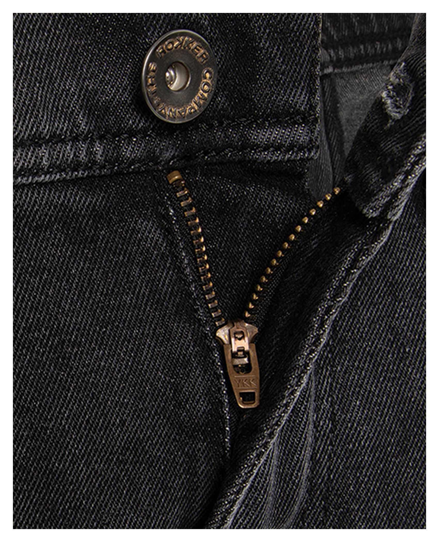 Pantaloni Moto Hunter Grey Rokker - Denim Stretch, Protecții Incluse