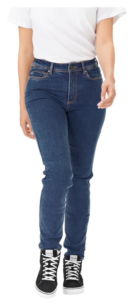 Pantaloni Moto Jeans DL-PW-1 High Waist Delev Louis - Protecție Clasa A