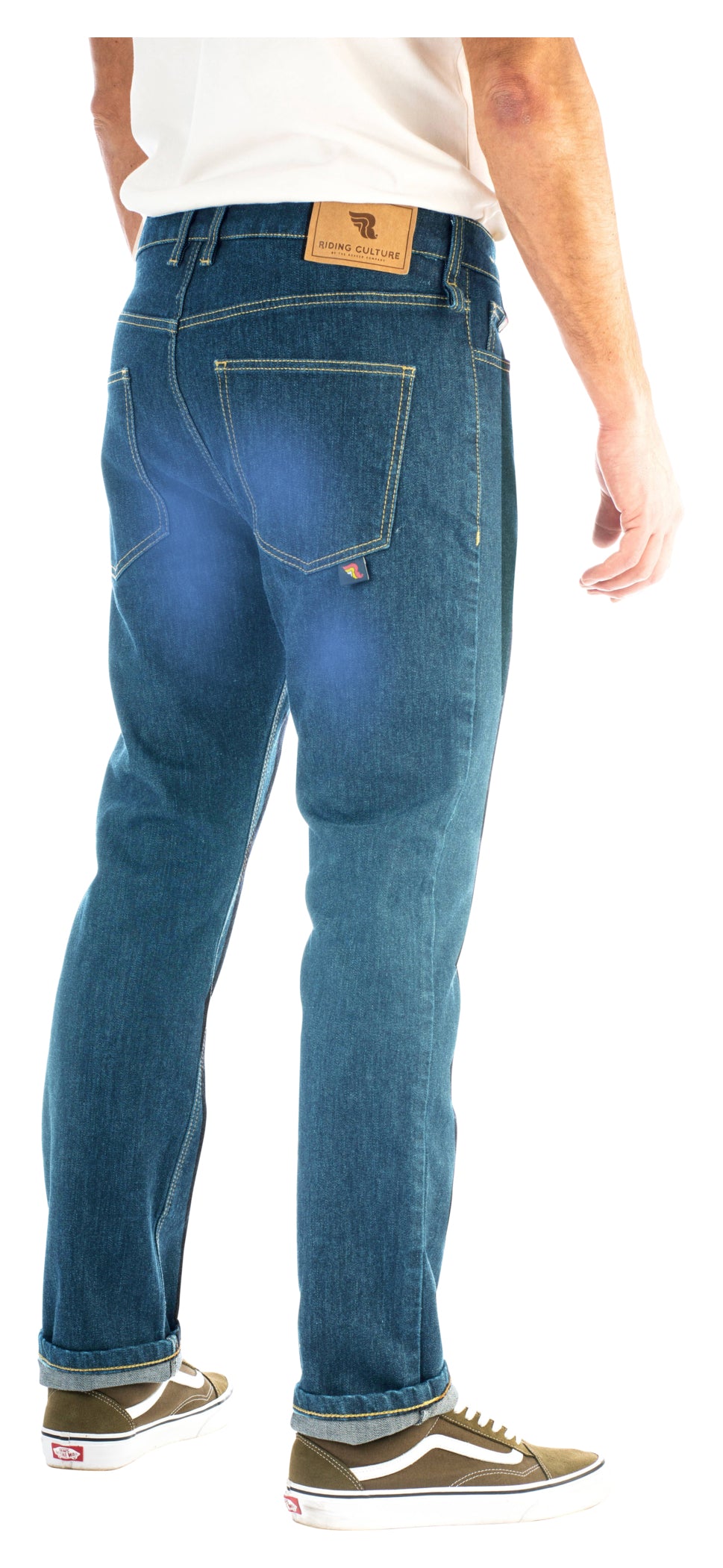 Pantaloni Moto Jeans Straight Fit Riding Culture - Protecții ImpacTec