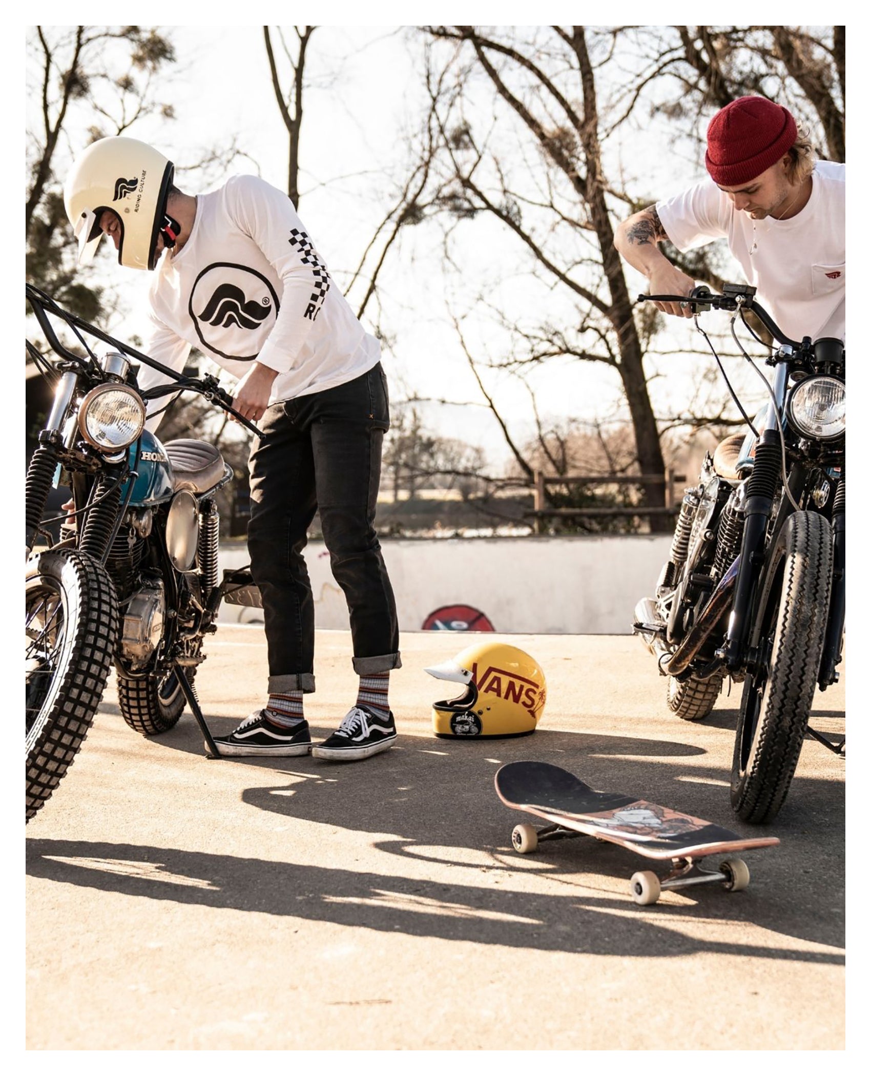 Pantaloni Moto Jeans Tapered Slim Riding Culture - Look Uzat, Protecție