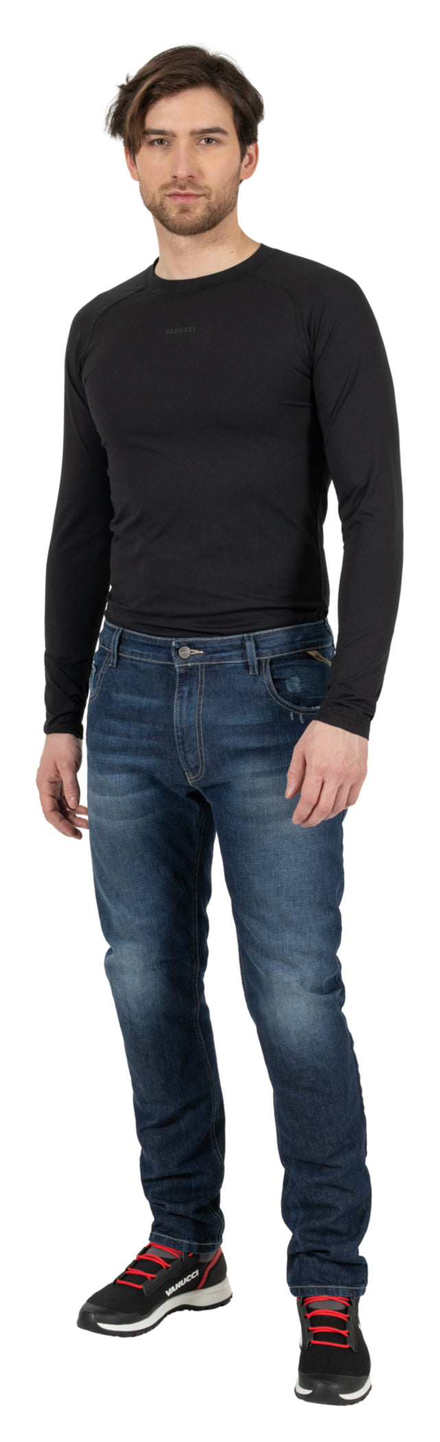Pantaloni Moto Jeans VUT-7 Vanucci - Protecție AAA, T-Tex Pro