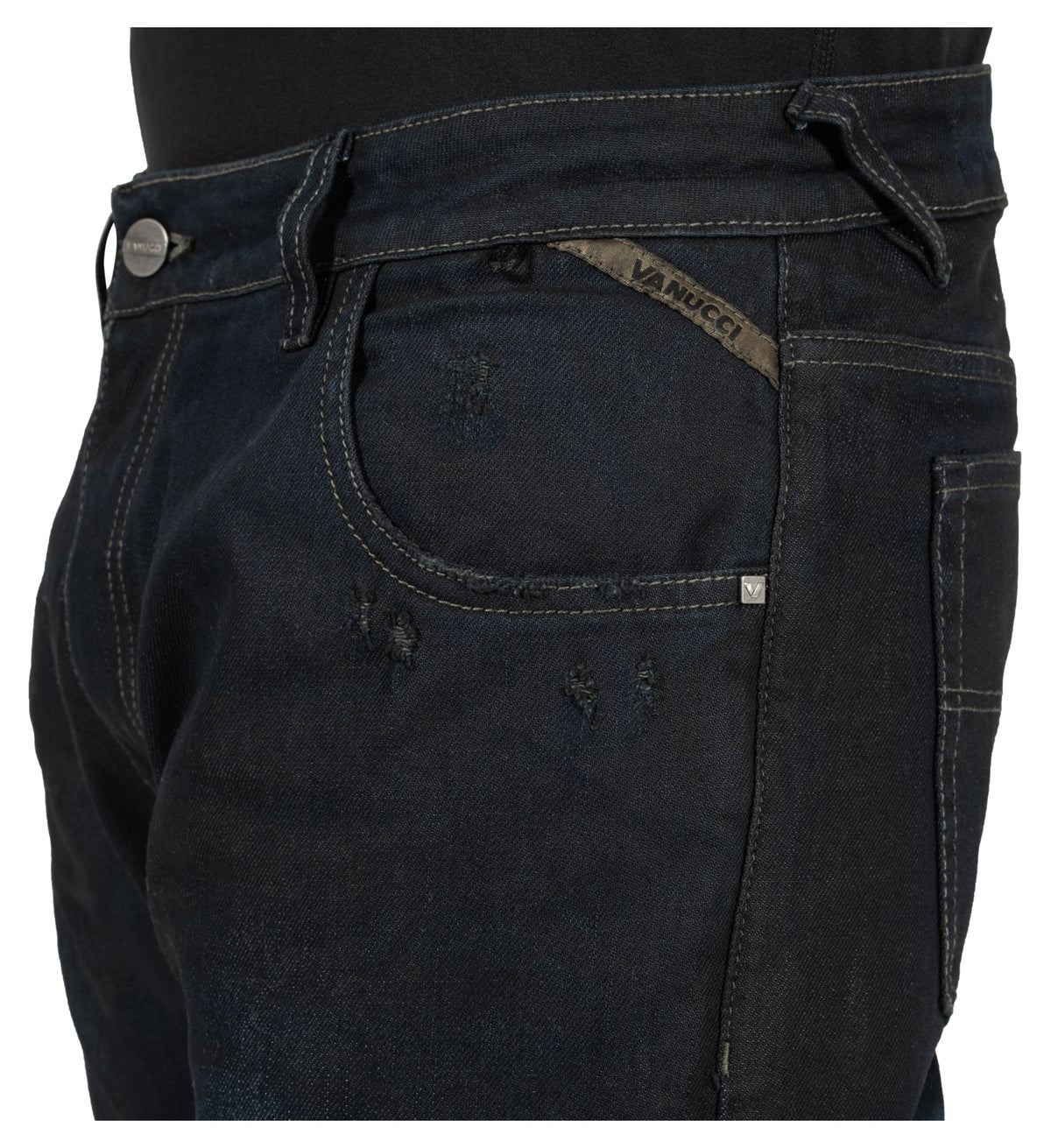 Pantaloni Moto Jeans VUT-7 Vanucci - Protecție AAA, T-Tex Pro