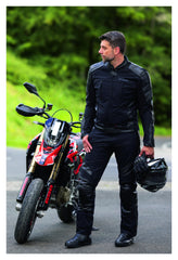 Pantaloni Moto Novaro Textil/Piele Büse - TFL COOL SYSTEM