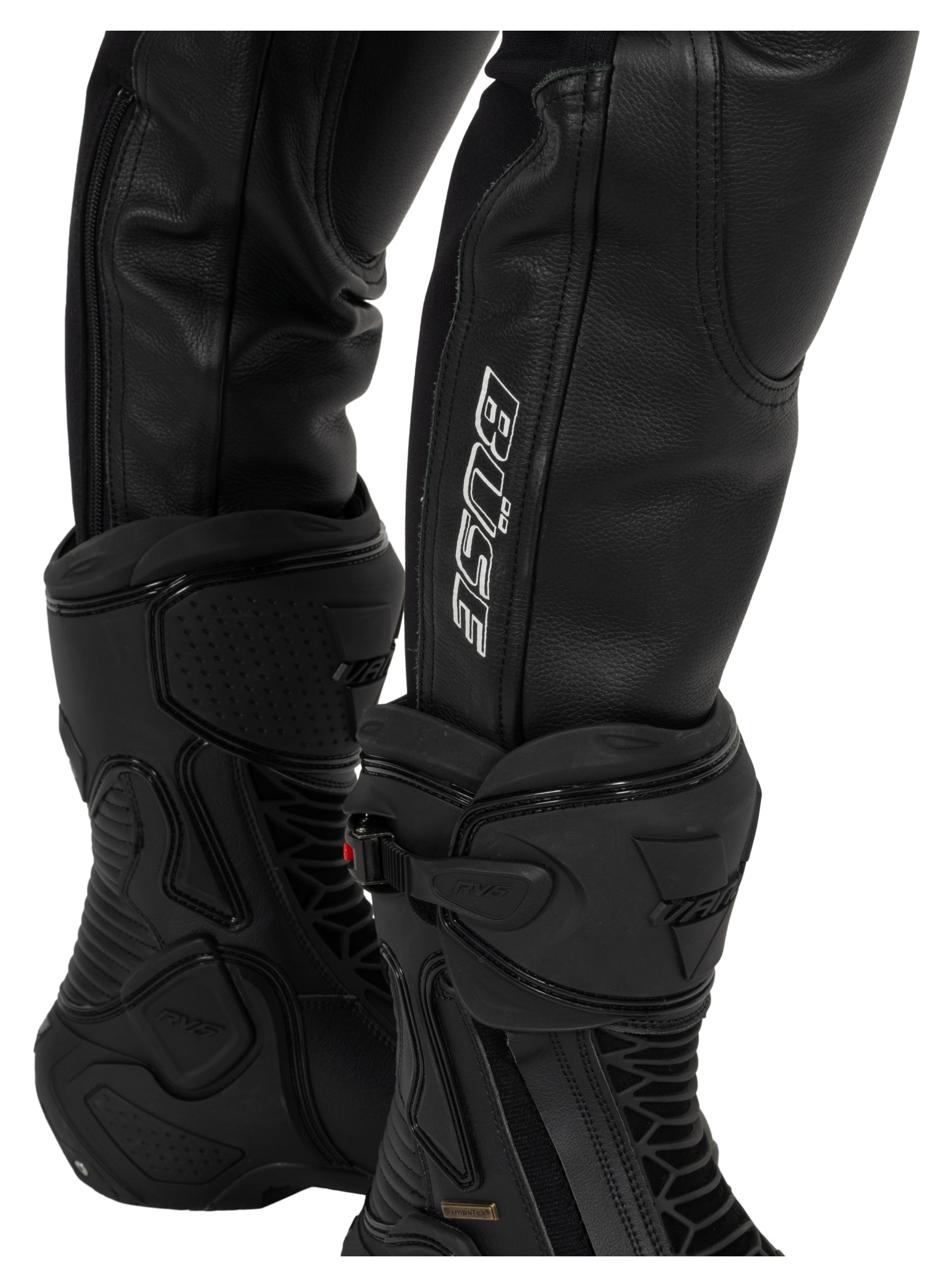 Pantaloni Moto Piele Cento Büse Damă - Protecție SAS-TEC Nivel 2