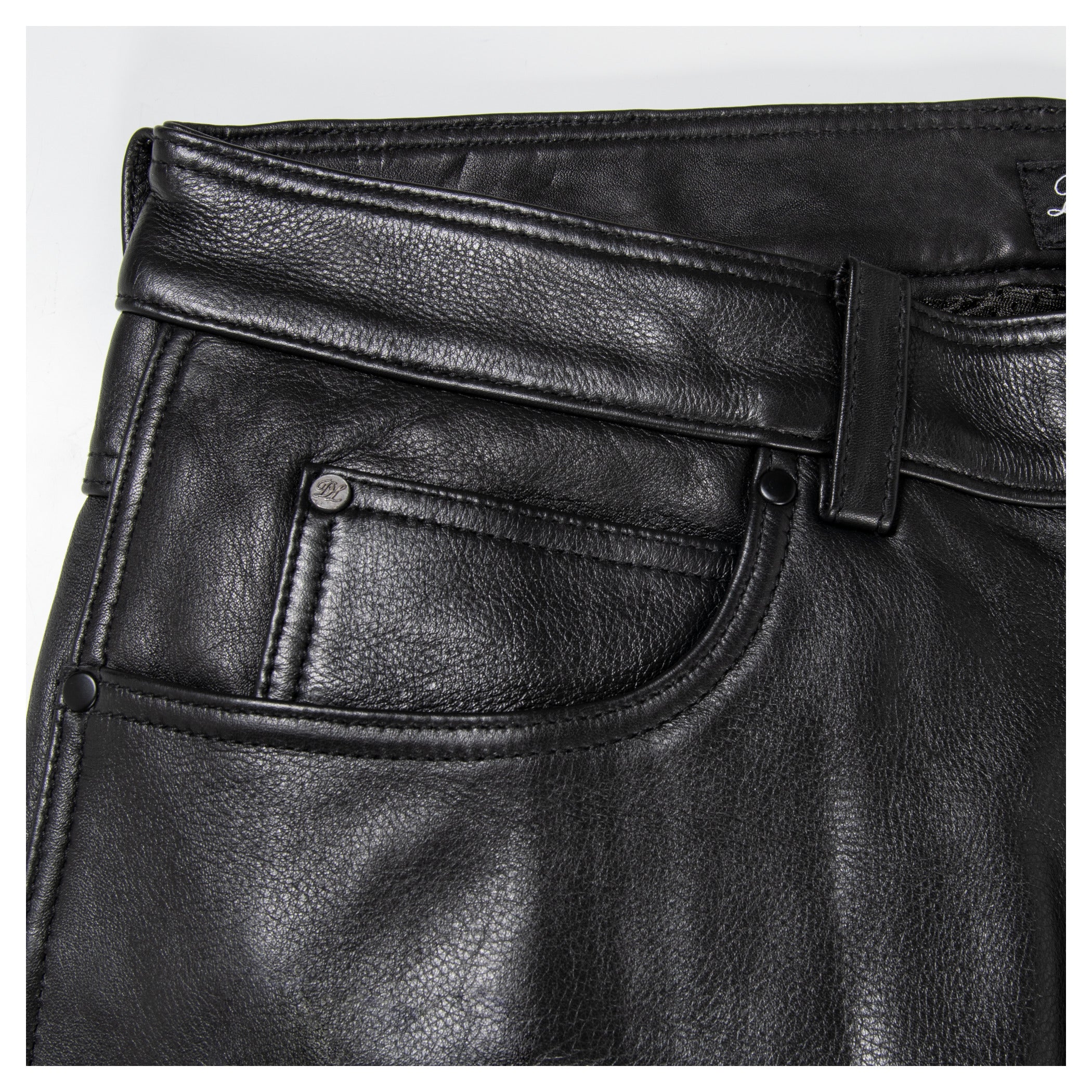 Pantaloni Moto Piele Detlev Louis 5-Pocket - Protecție Clasa A