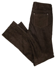 Pantaloni Moto Piele DL-PM-7 Detlev Louis - Buffalo Nubuck, 5-Buzunare
