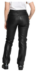 Pantaloni Moto Piele Fastway City Women - Clasa B, 5-Buzunare