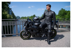 Pantaloni Moto Piele Fastway Sport Men 191 - Confort & Protecție