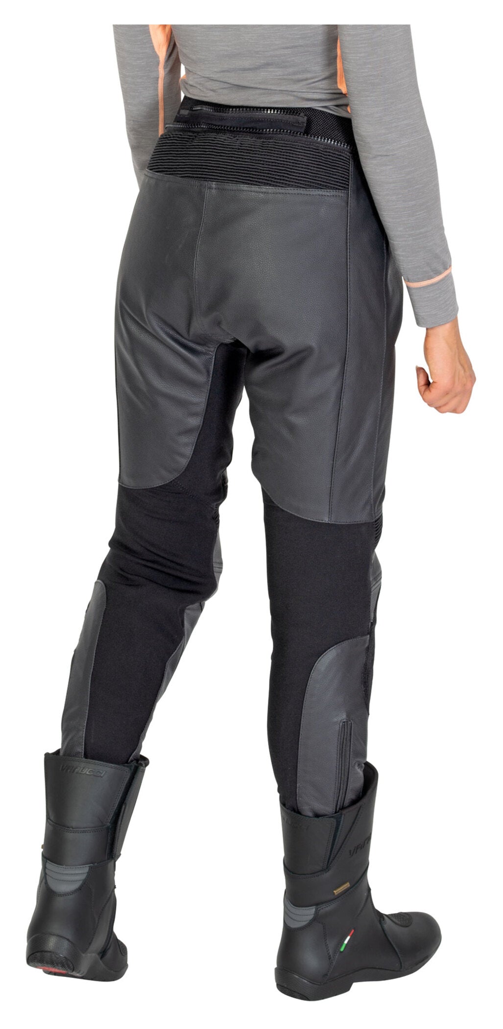 Pantaloni Moto Piele Fastway Sport Women 191 - Femei, Protecție Nivel 2