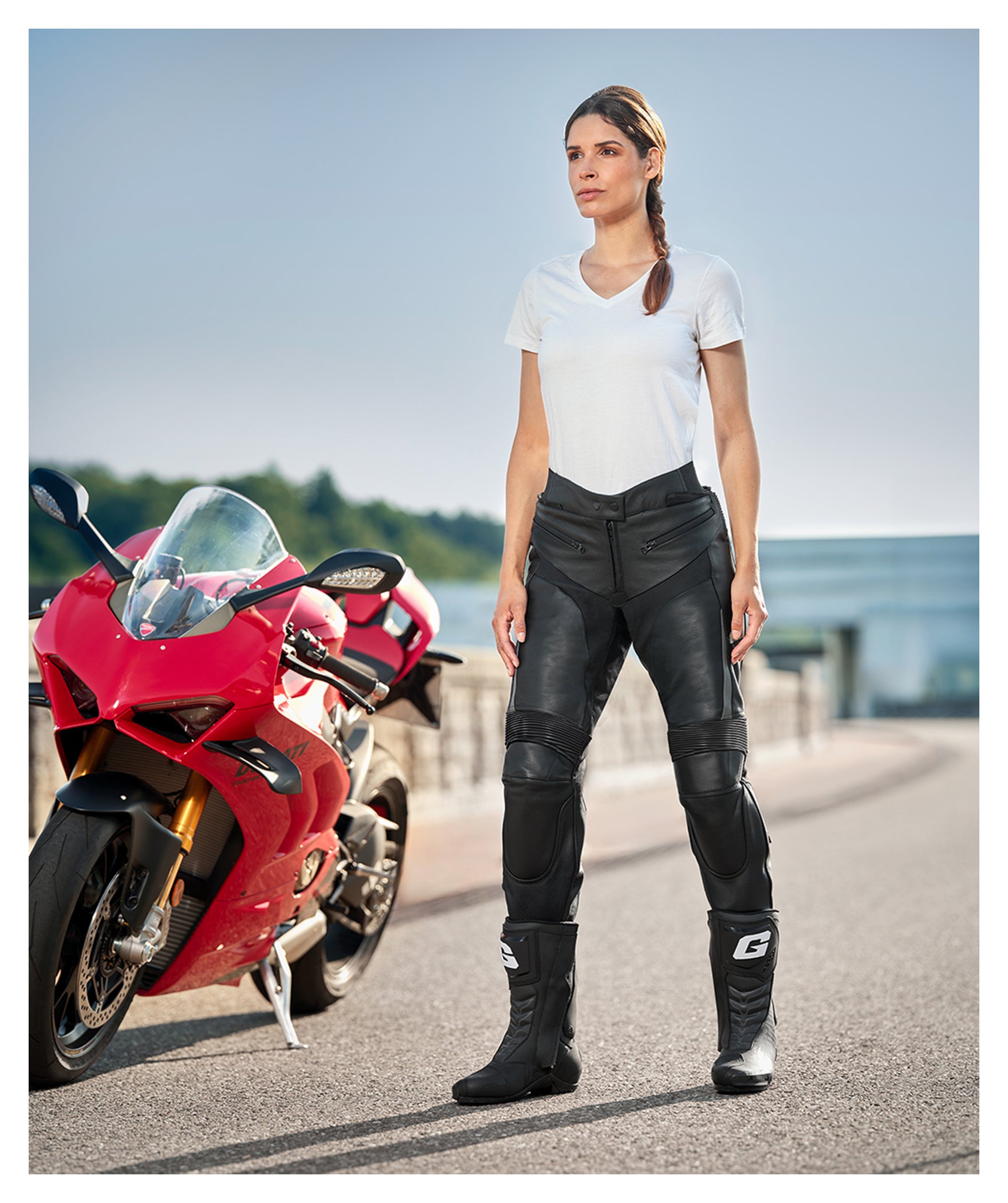 Pantaloni Moto Piele Le Mans Pro LE Büse - Clasa AAA, SAS-TEC