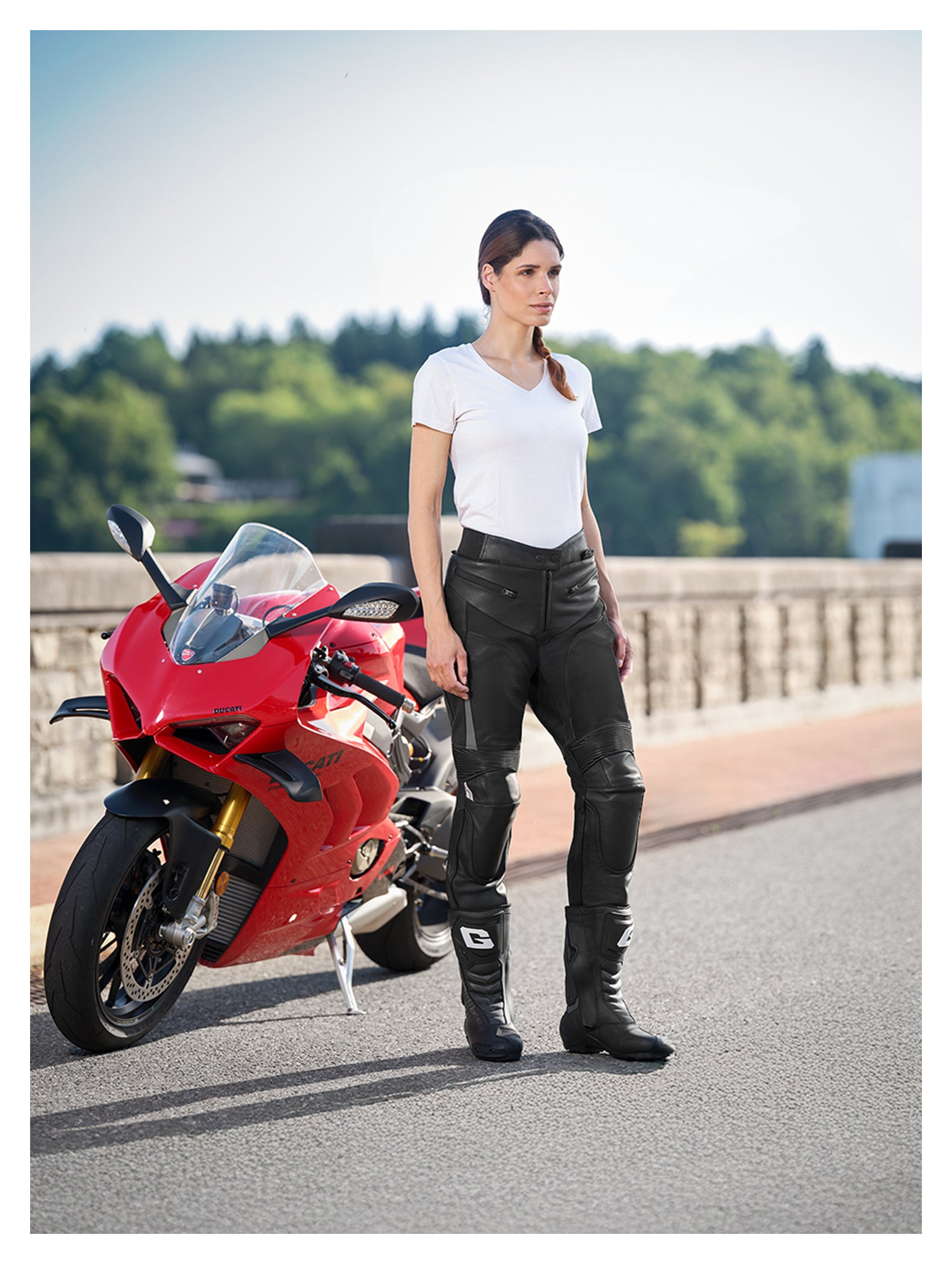 Pantaloni Moto Piele Le Mans Pro LE Büse - Clasa AAA, SAS-TEC