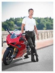 Pantaloni Moto Piele Le Mans Pro LE Büse - Sportiv, Protecții SAS-TEC