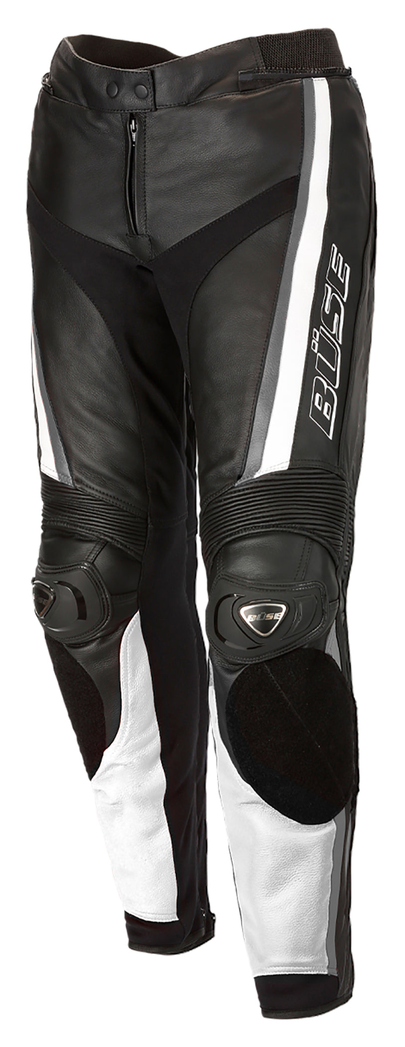 Pantaloni Moto Piele Mille Büse Damă - Sportivi și Robuști