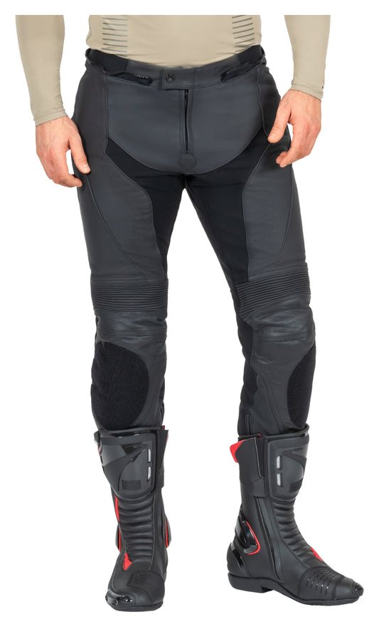 Pantaloni Moto Piele Rekurv C-10.01 - Sportivi și Protejați