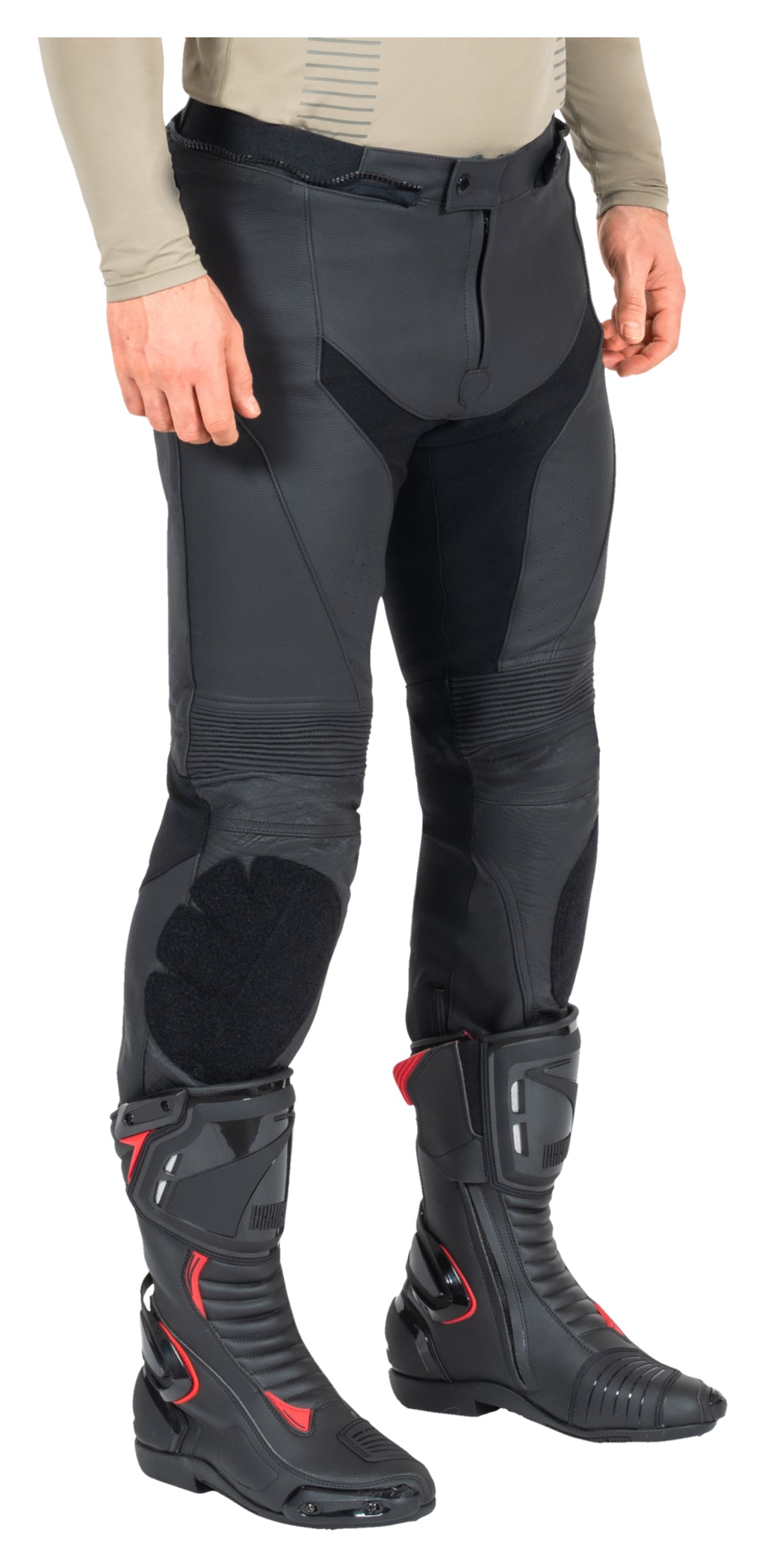 Pantaloni Moto Piele Rekurv C-10.01 - Sportivi și Protejați