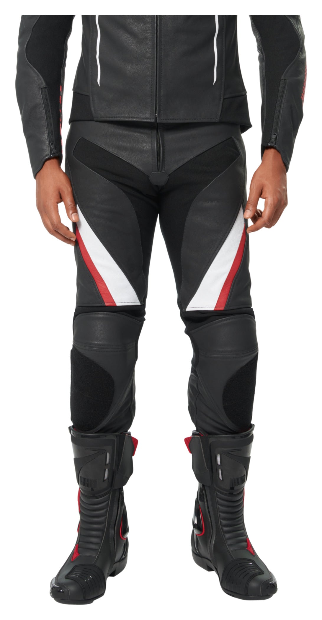 Pantaloni Moto Piele Rekurv C-10.03 - Sportiv, Protecție AA