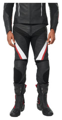 Pantaloni Moto Piele Rekurv C-10.03 - Sportiv, Protecție AA