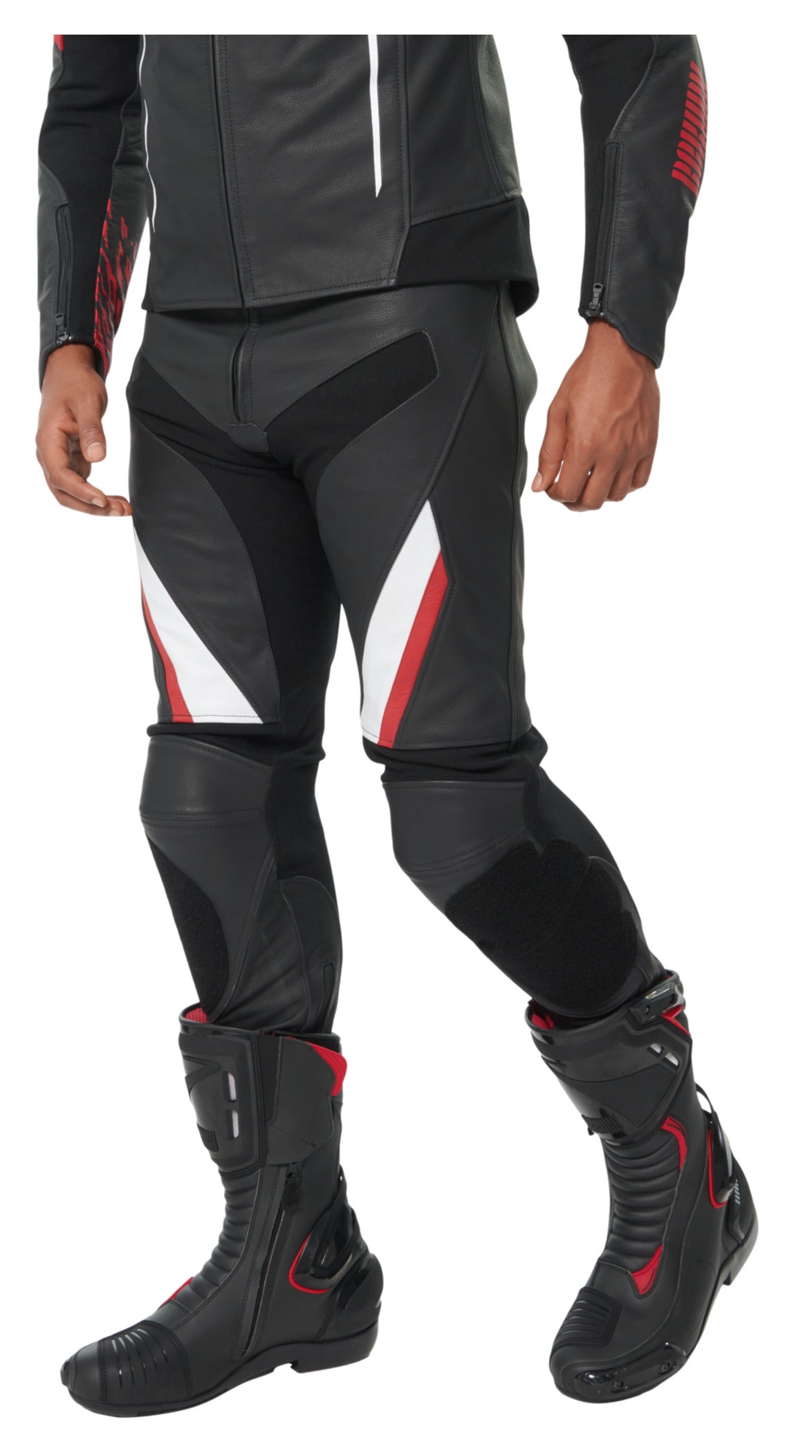 Pantaloni Moto Piele Rekurv C-10.03 - Sportiv, Protecție AA